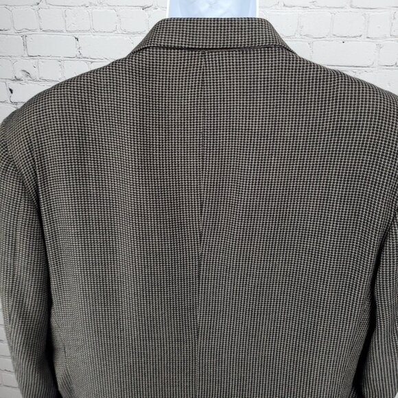 Pierre Balmain Paris Brown 2 Button Ventless Notch Blazer Sport Coat USA 45 - Picture 9 of 13
